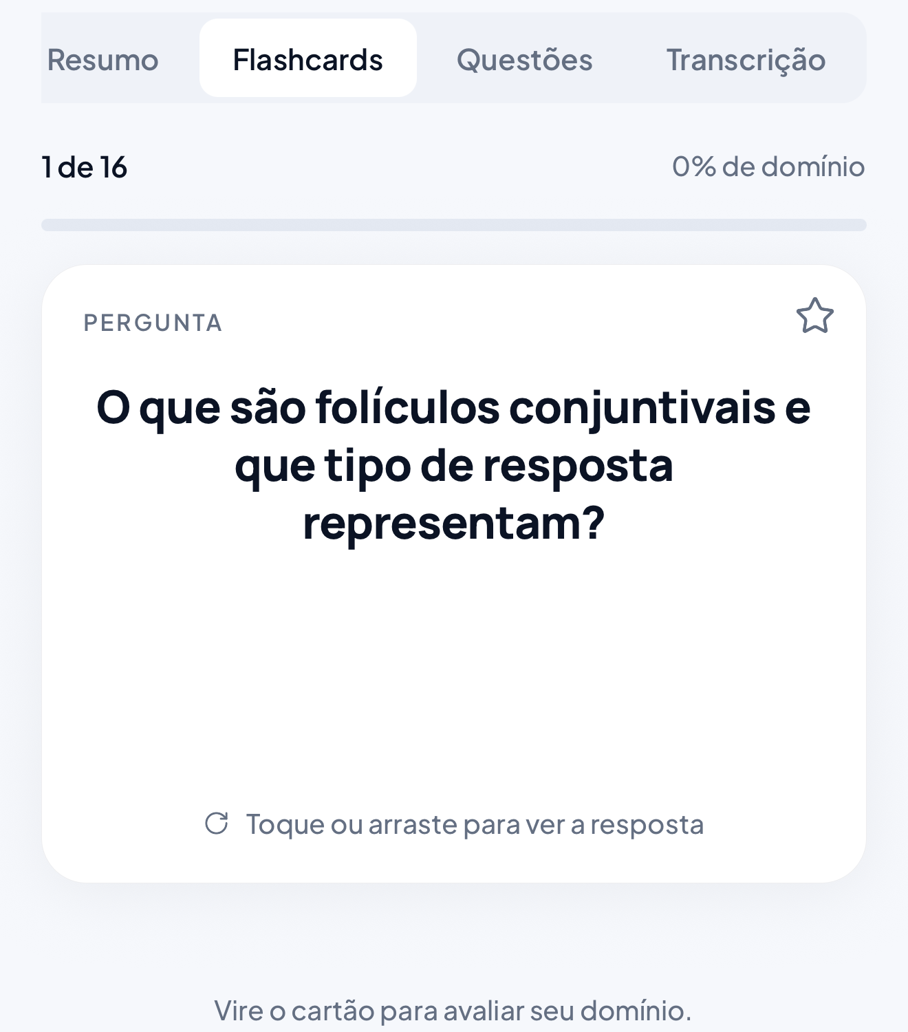 MedMaster: receba resumos e flashcards